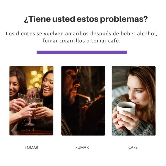 Crema Dental Blanqueadora Morada