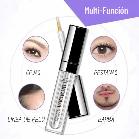 BIOAQUA Serum para crecimiento de cejas y pestañas 2X1